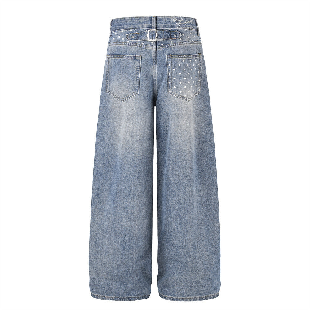 Make old washed denim jeans