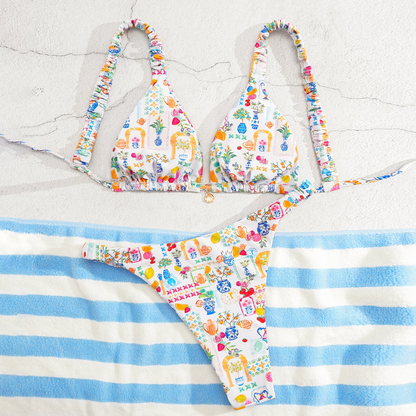 Separated Bikini Swimwear for Women, Slimming and Sexy Beach Vacation