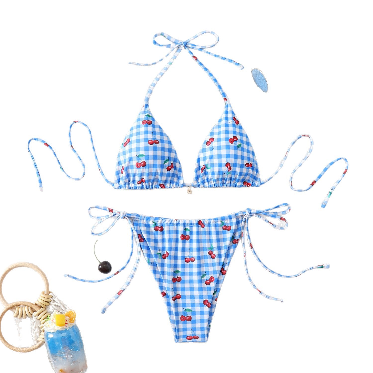 Triangle bikini set