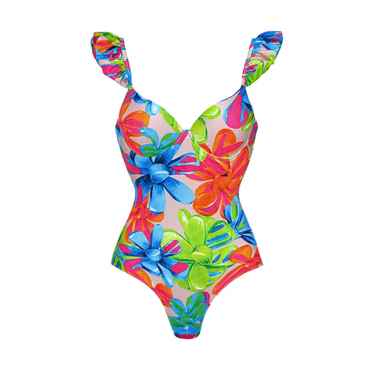 One-Piece Swimsuit for Women, Beach Vacation Set Dress Swimwear