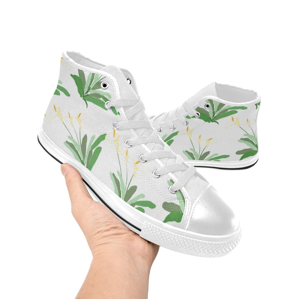 Custom High Top Canvas Shoes for Women Model017