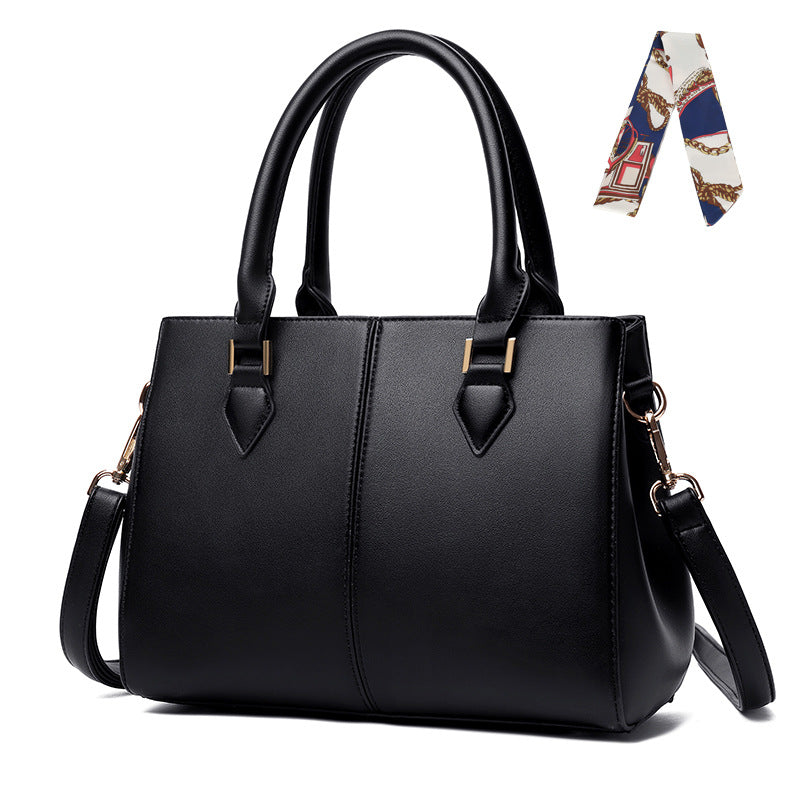 Mid-Aged Women's Bag Elegant Mother's Handbag Lady's Tote Bag