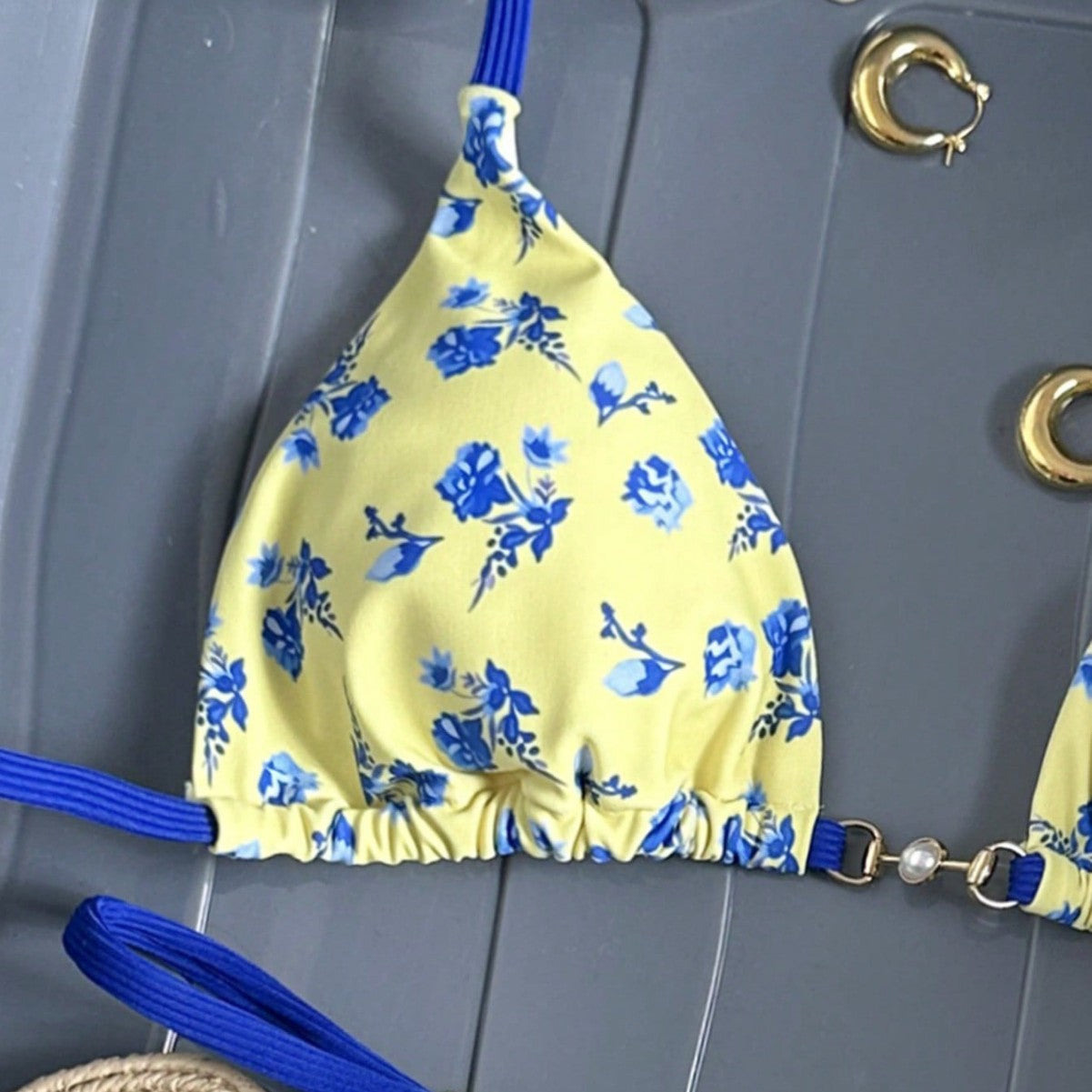 Sexy Lady Style Tie-Up Bikini Women's Three-Piece Swimwear