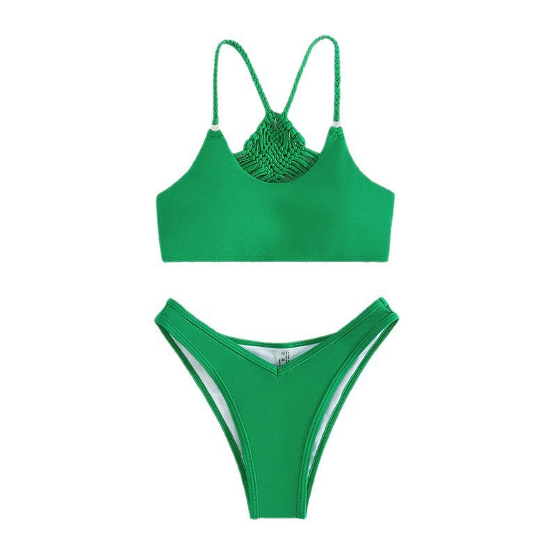 Bikini Swimwear Women's Two-Piece Strap Sexy Bikini Swimsuit