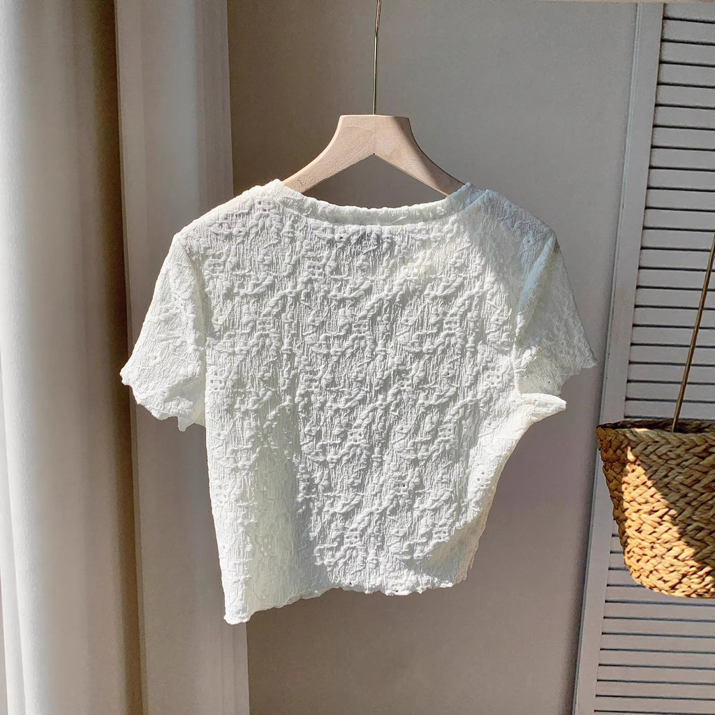 Loose short sleeved women's T-shirt