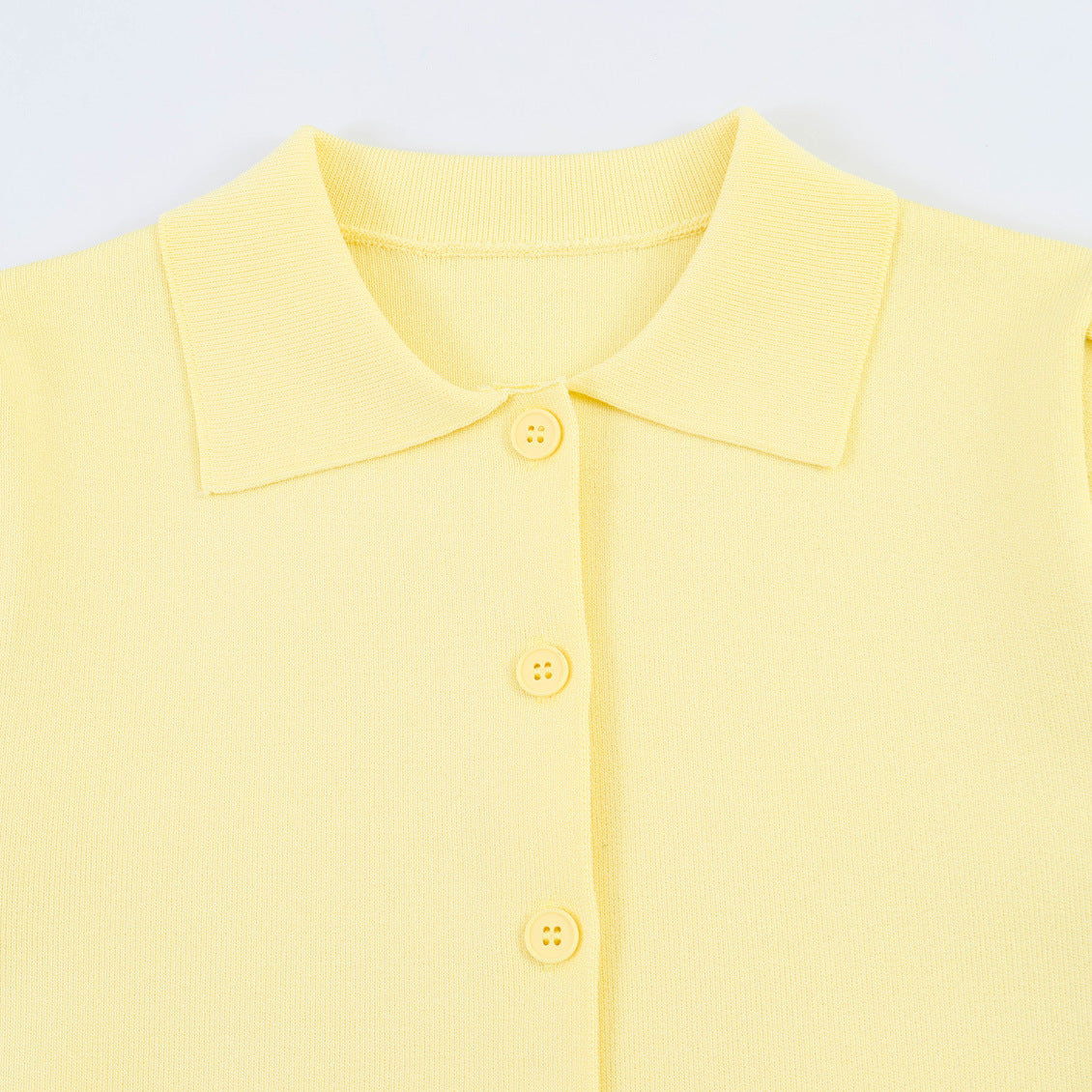 Bow embellished knitted short sleeved top