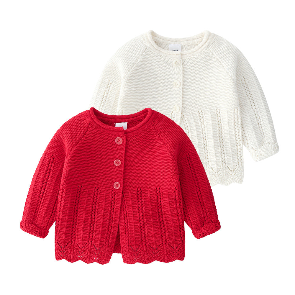 Long sleeved single breasted cardigan jacket