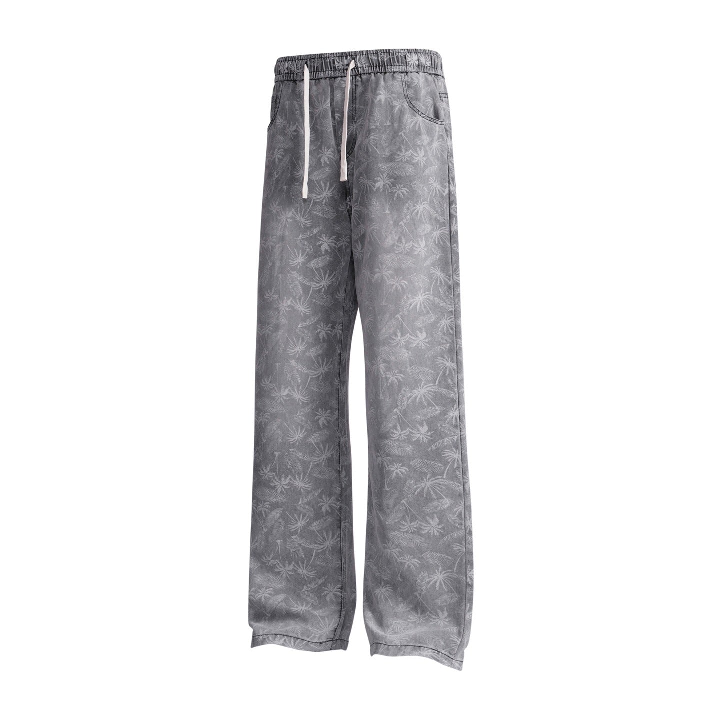 Lightweight Linen-Style Straight Leg Jeans for Men