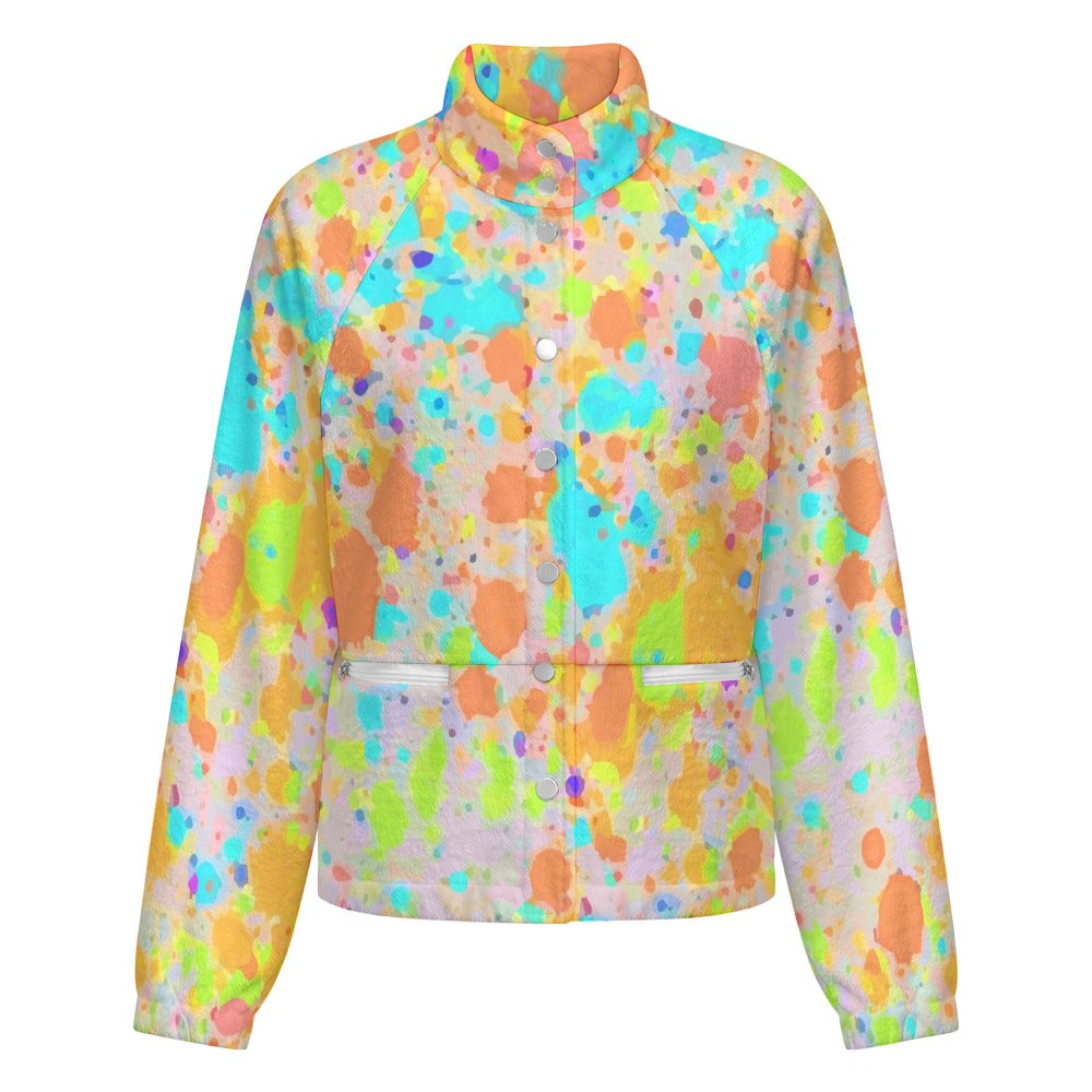 Women's Stand Collar Plush Jacket