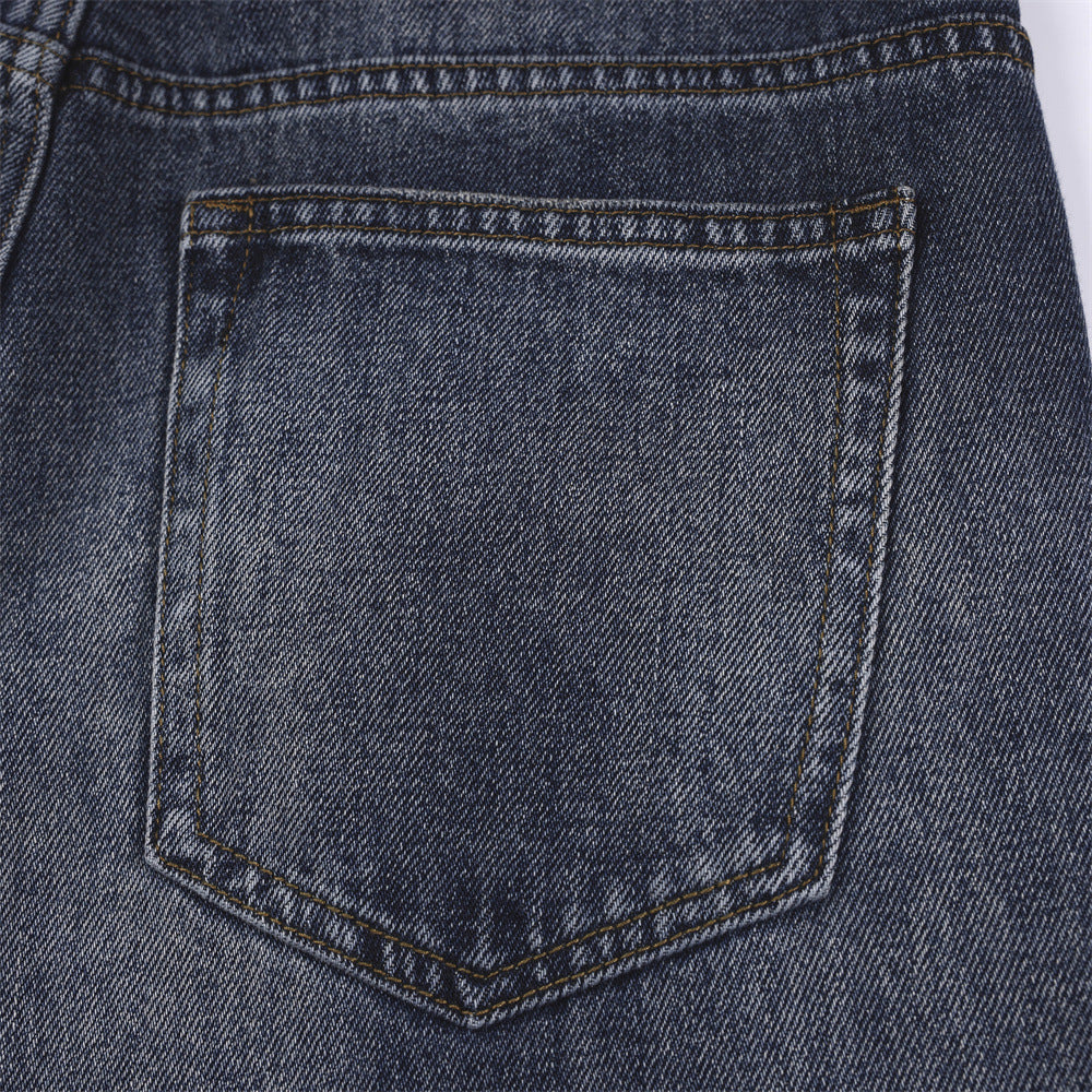 Wash and make old denim pants