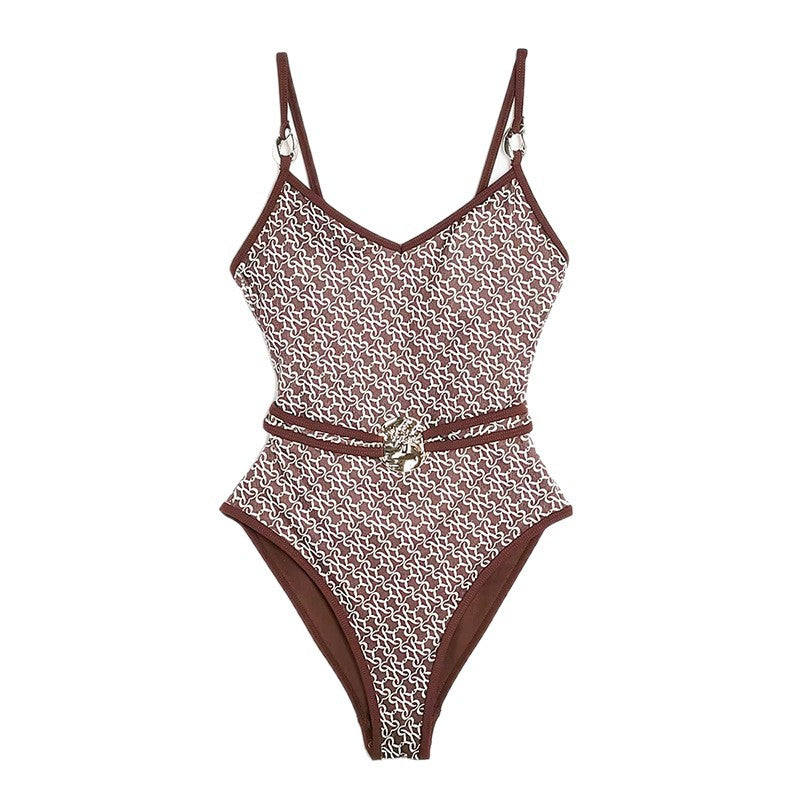 Plus Size One-piece Swimsuit Ins Sexy Backless Swimwear Women