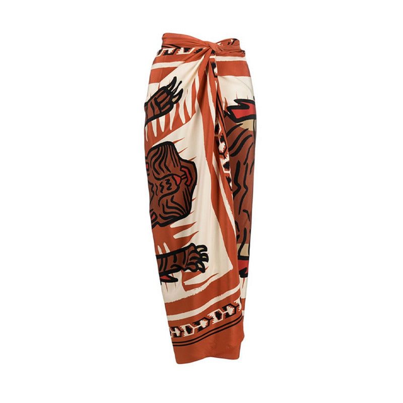 Tie High Waist Design for Women, Beach Swimwear for Vacation