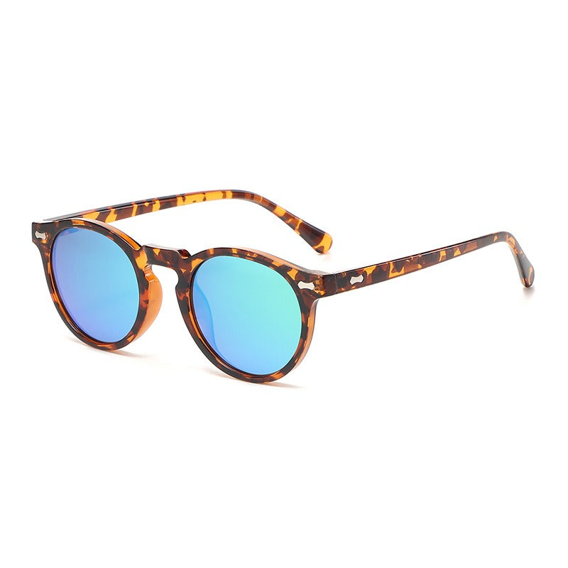 Fashion Sunglasses for Men Women Vintage Small Round Frame Sun Glasses Yellow Lens UV400 Goggles Shades Eyewear