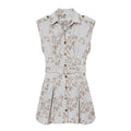 Elegant Embroidered Bead Belt Dress
