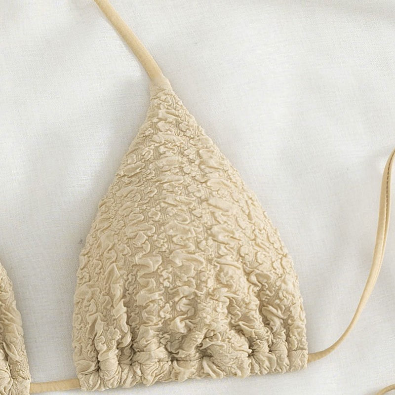 Bikini Swimwear with Side Ties for Beach