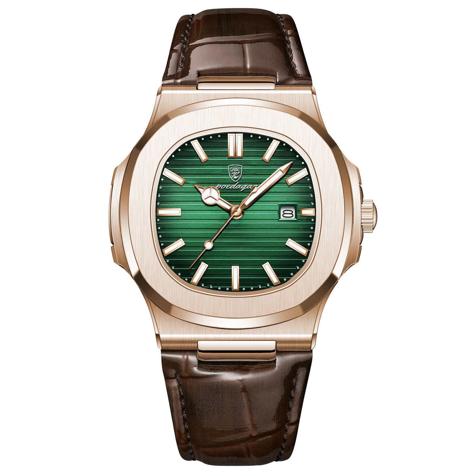 Men's waterproof luminous quartz watch