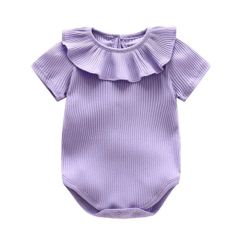 Short sleeved baby bag fart clothes