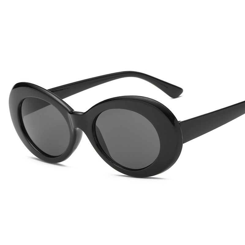 New Glasses Oval Sunglasses Ladies Glasses Trendy Hot Vintage Retro Sun Glasses Women's UV400