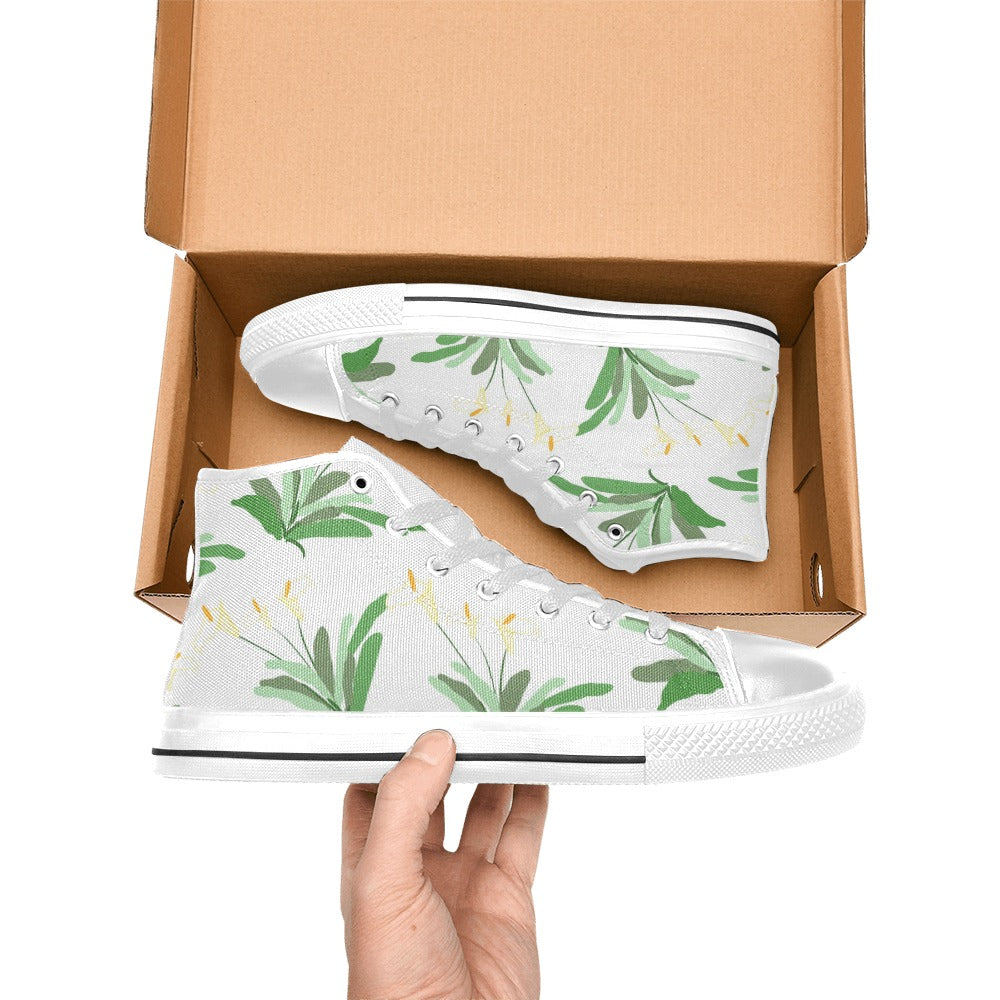 Custom High Top Canvas Shoes for Women Model017