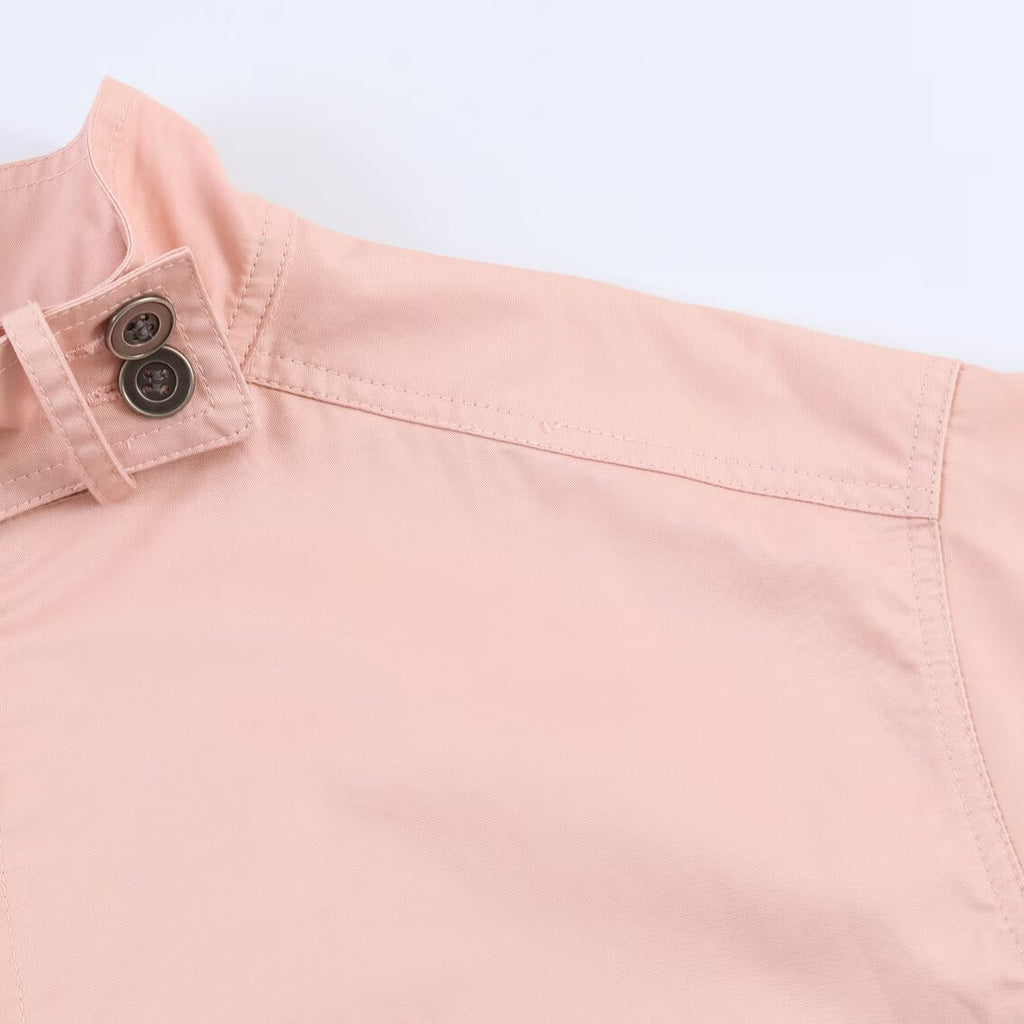 Retro style effect pocket jacket
