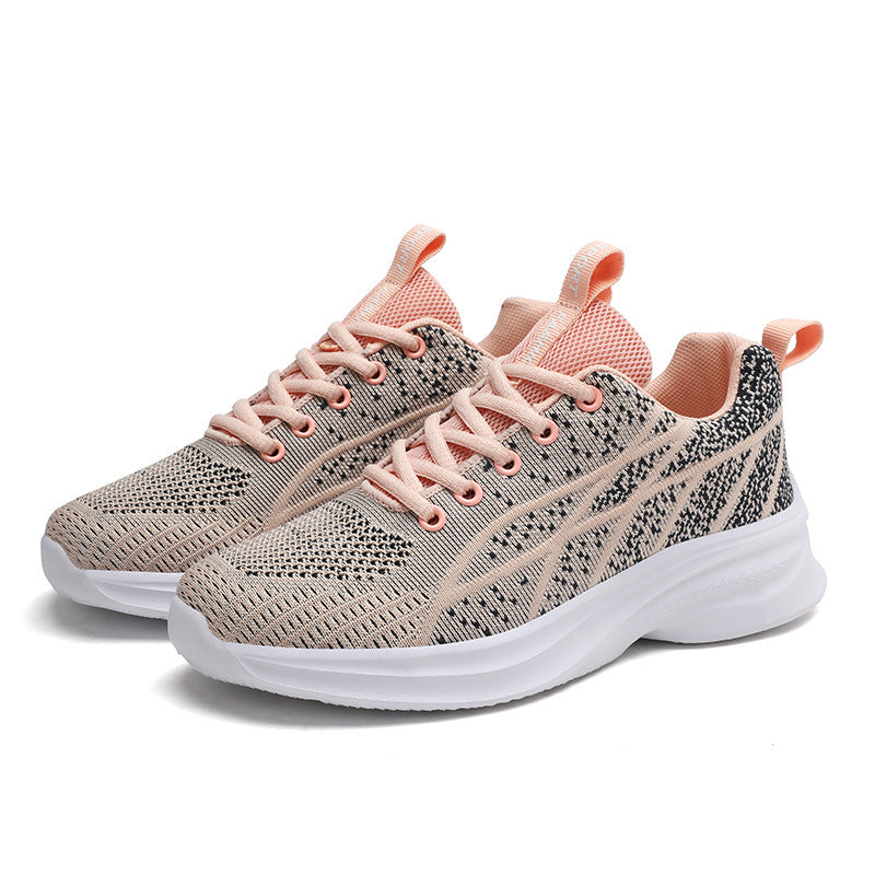 Breathable Mesh Lace Up Athletic