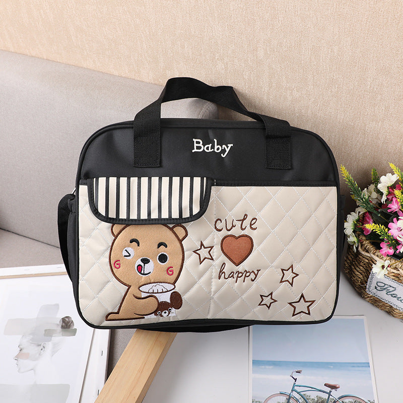 New oxford cloth cute pattern trend single shoulder bag casual diagonal bag