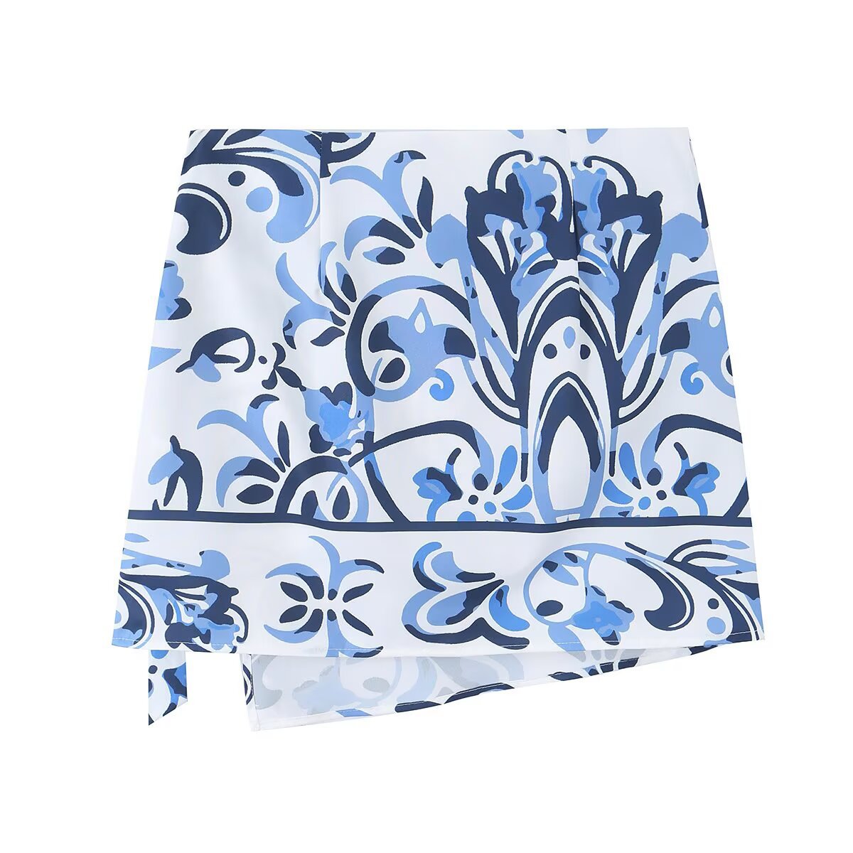 Spicy girl casual versatile printed short skirt