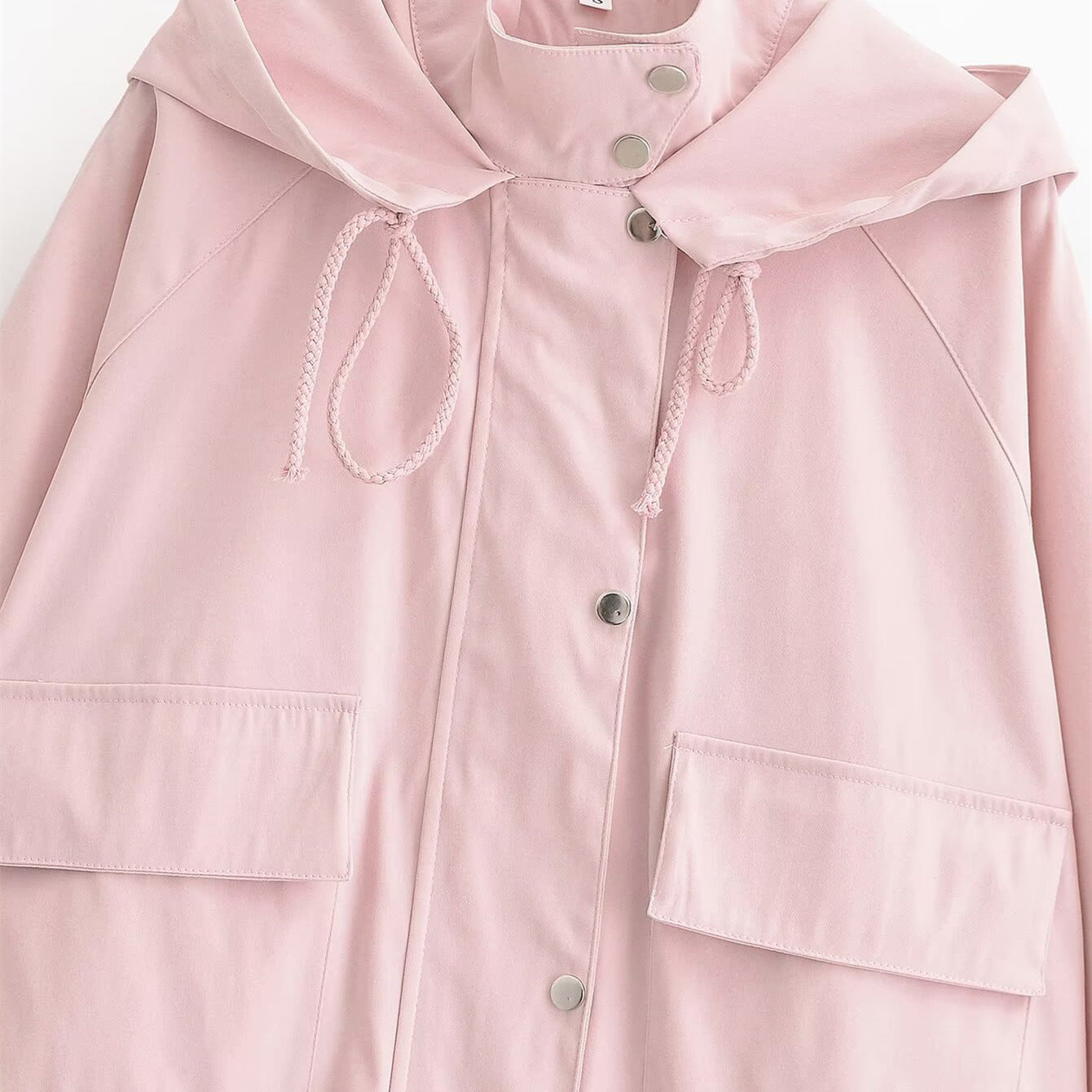 Loose casual hooded jacket
