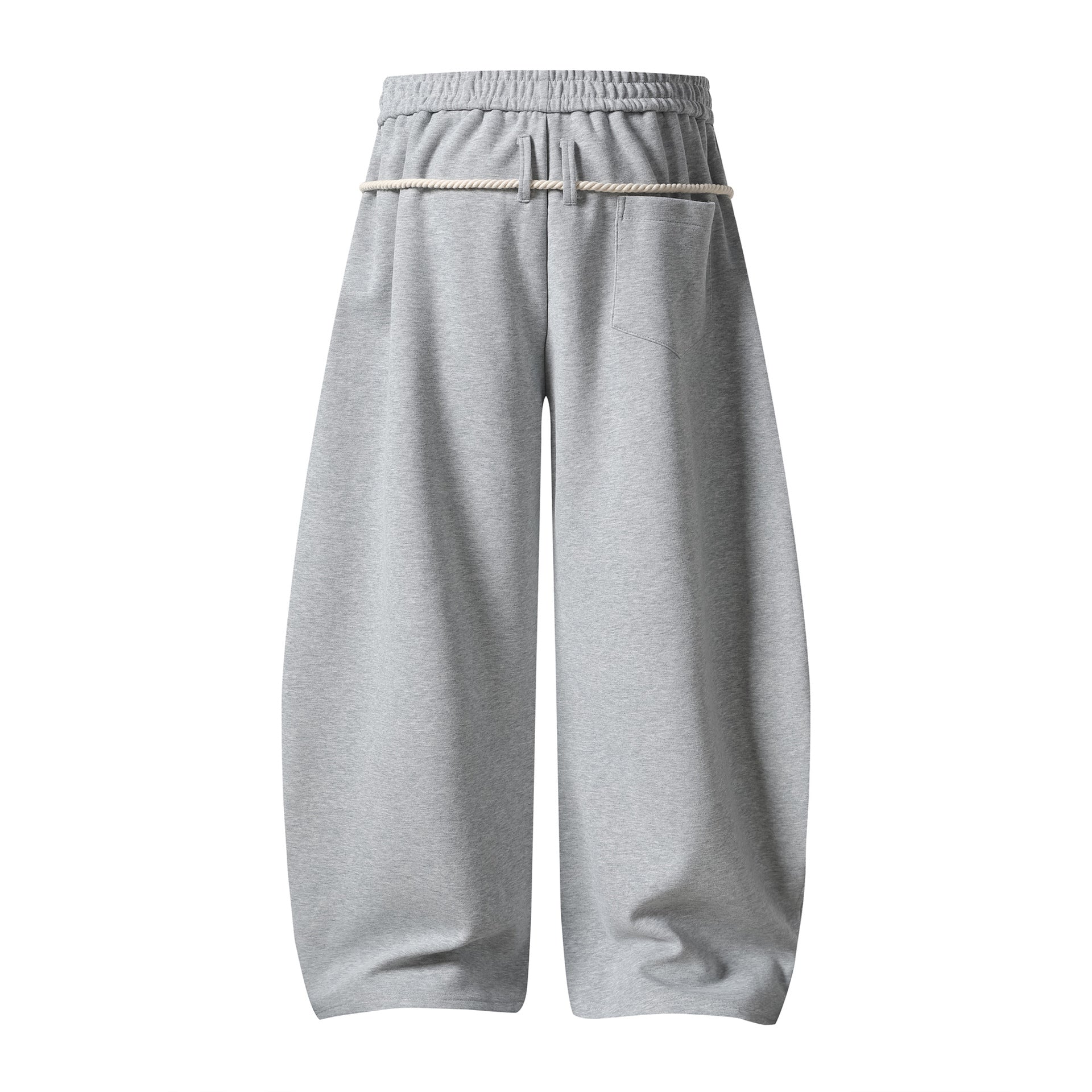 Checkered Star Cargo Sweatpants, Loose Wide-Leg Fit, Edgy Casual Long Pants