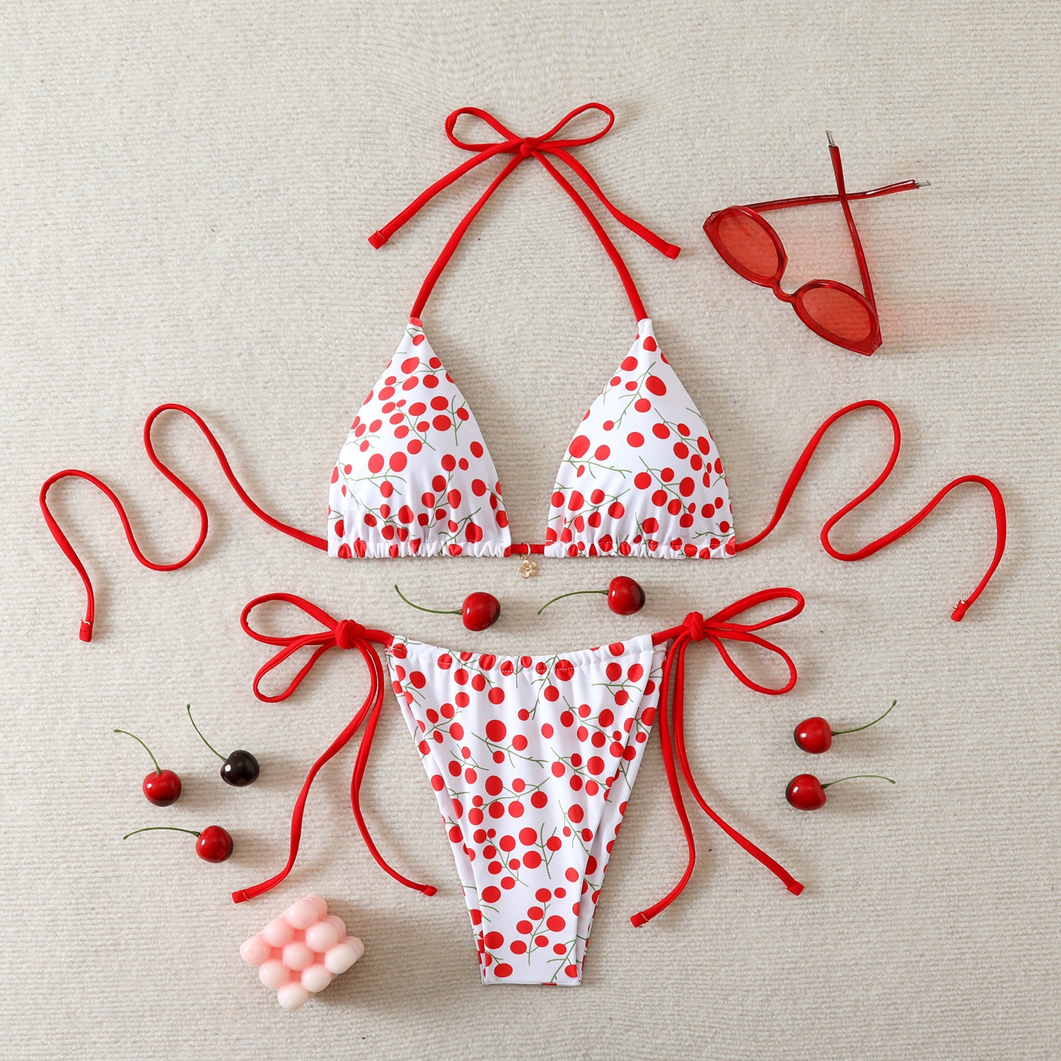 Triangle bikini set