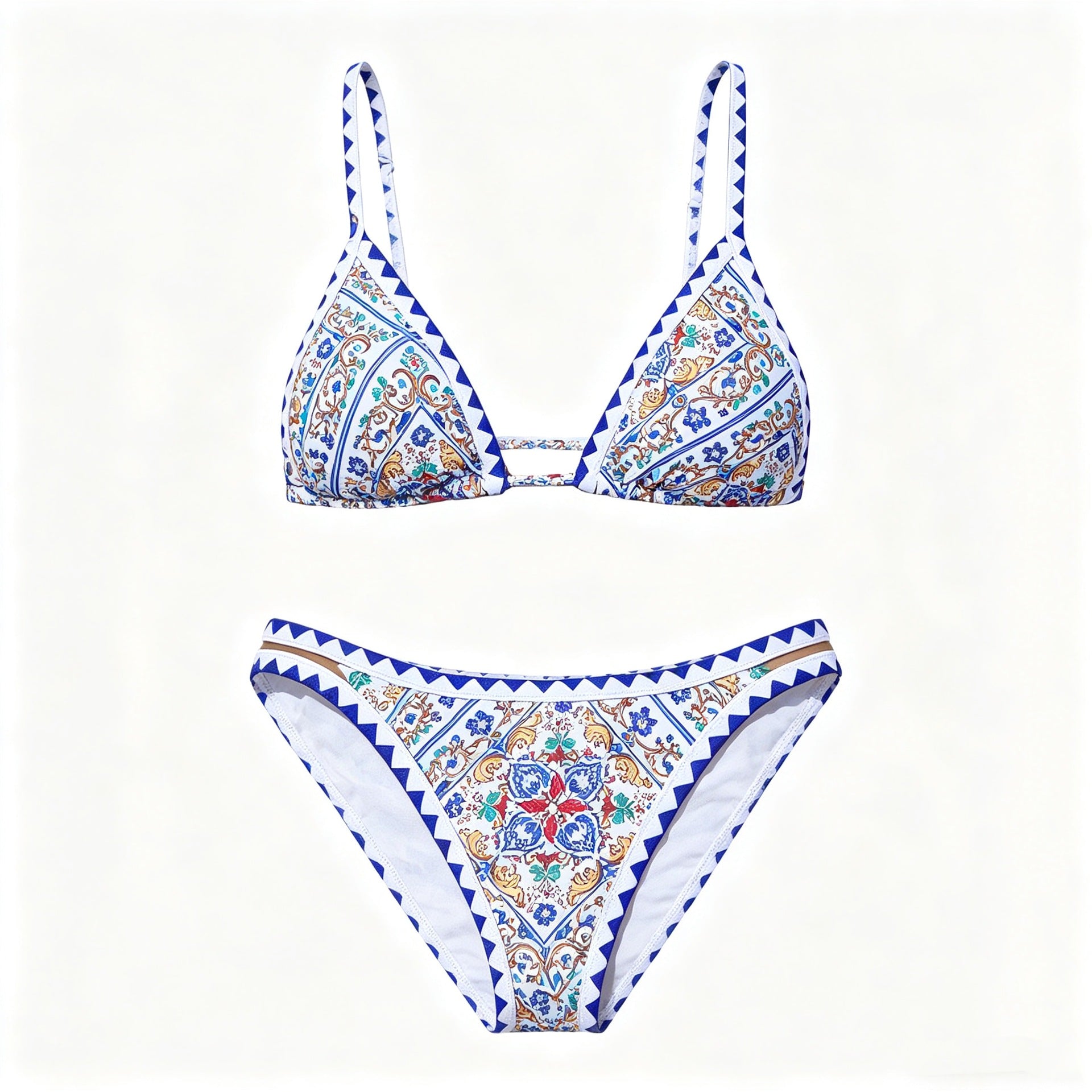 Printed Bikini Swimwear Two-Piece Set