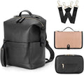 Mommy bag PU mommy bag large capacity mother and baby bag backpack