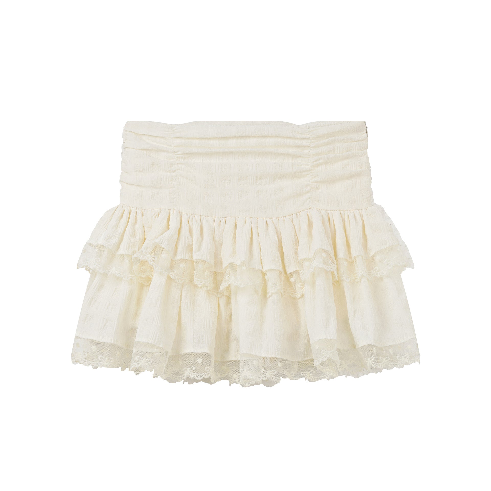 Pleated Mini Skirt High Waist Multi-Layered Cake Skirt Sweet Girl Style Midi Skirt