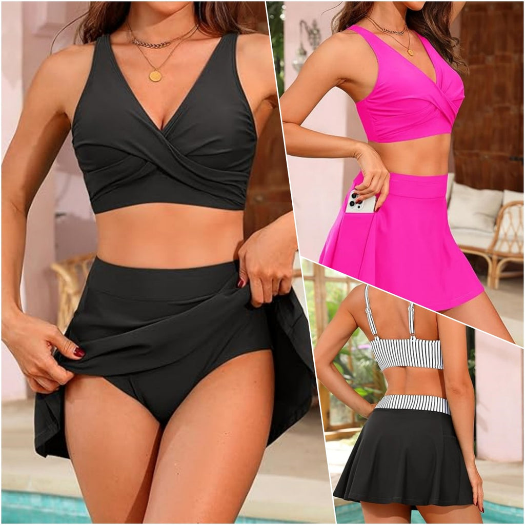 Skirt style split swimsuit women's bikini