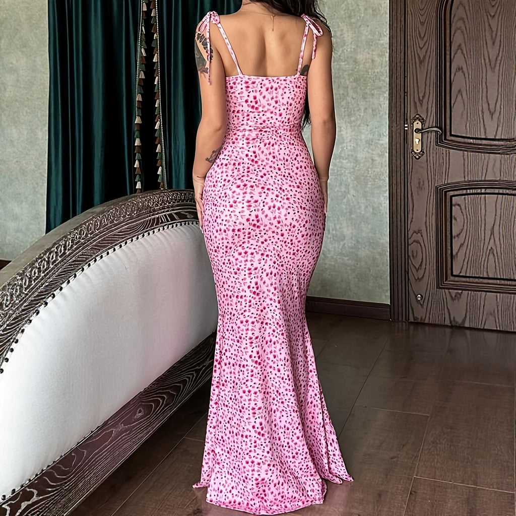 Floral spaghetti strap dress