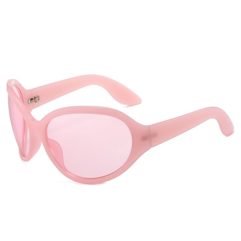 Sunglasses personalized hip-hop large frame glasses alien sunglasses female