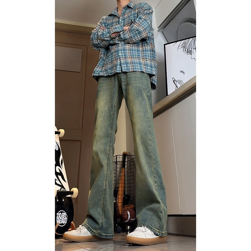 Slim Fit Straight Leg Tapered Jeans for Men