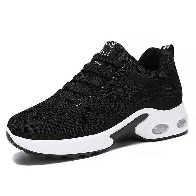 Plus Size Cushioning Shoes, Versatile Soft Sole Breathable Athletic Shoes
