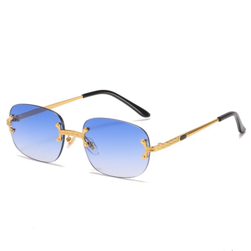 Rimless Sunglasses Women Retro Square Frameless Sun Glasses Men In Bulk Vendor Sun Glasses For Women Fashion