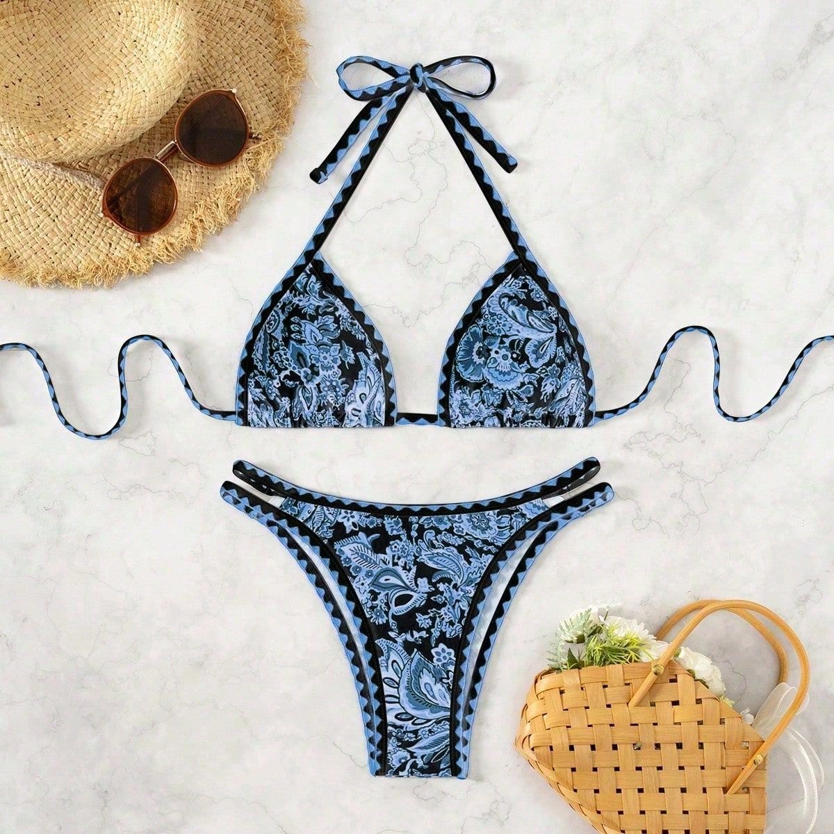 Swimsuit Set: Sexy Bikini Two-Piece, High-End Style, Separated Bikini Swimwear