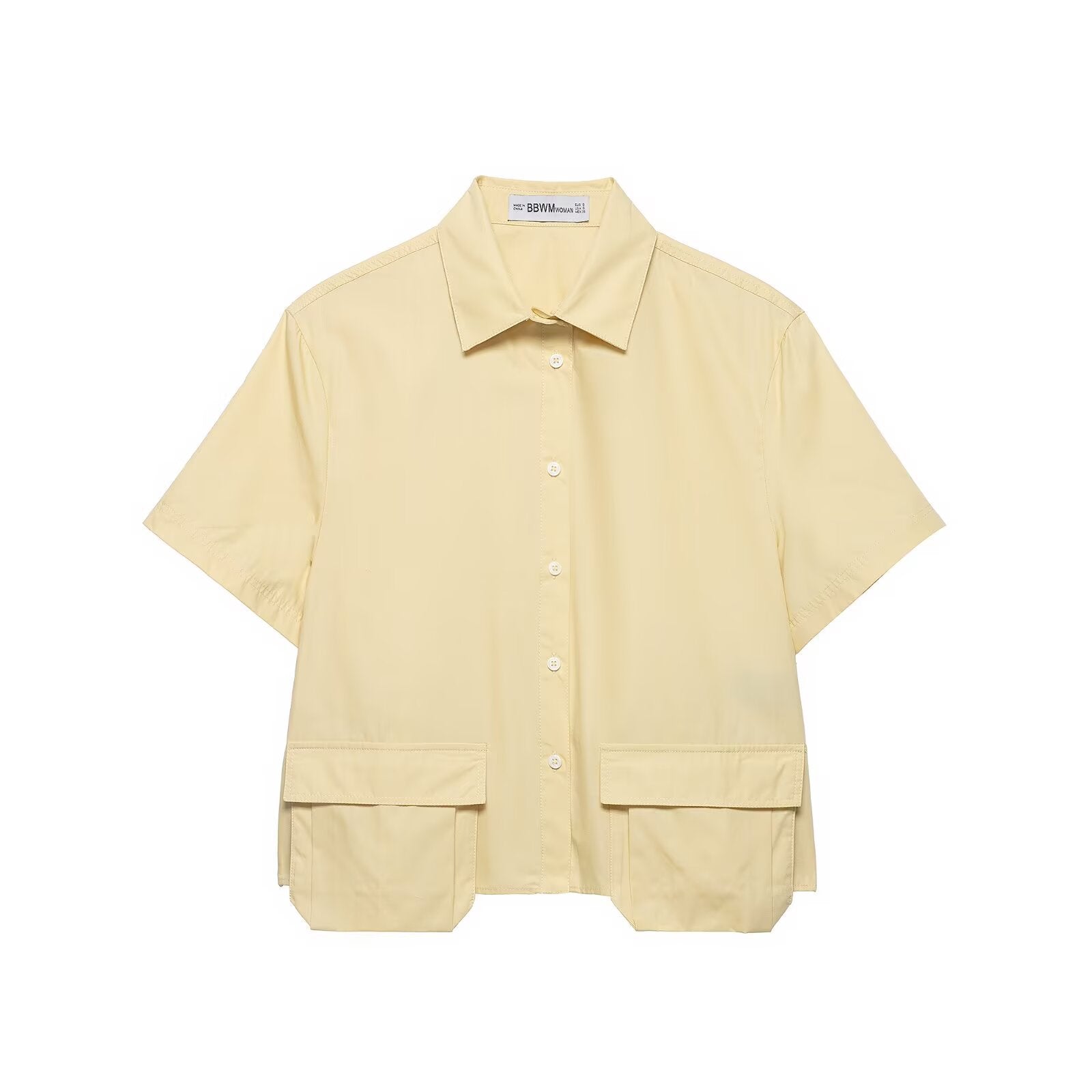 Pocket shirt+workwear MIDI skirt set