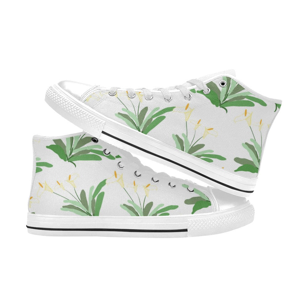 Custom High Top Canvas Shoes for Women Model017