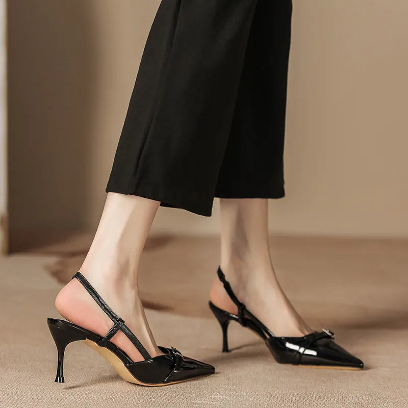Point Toe Slingback Pumps