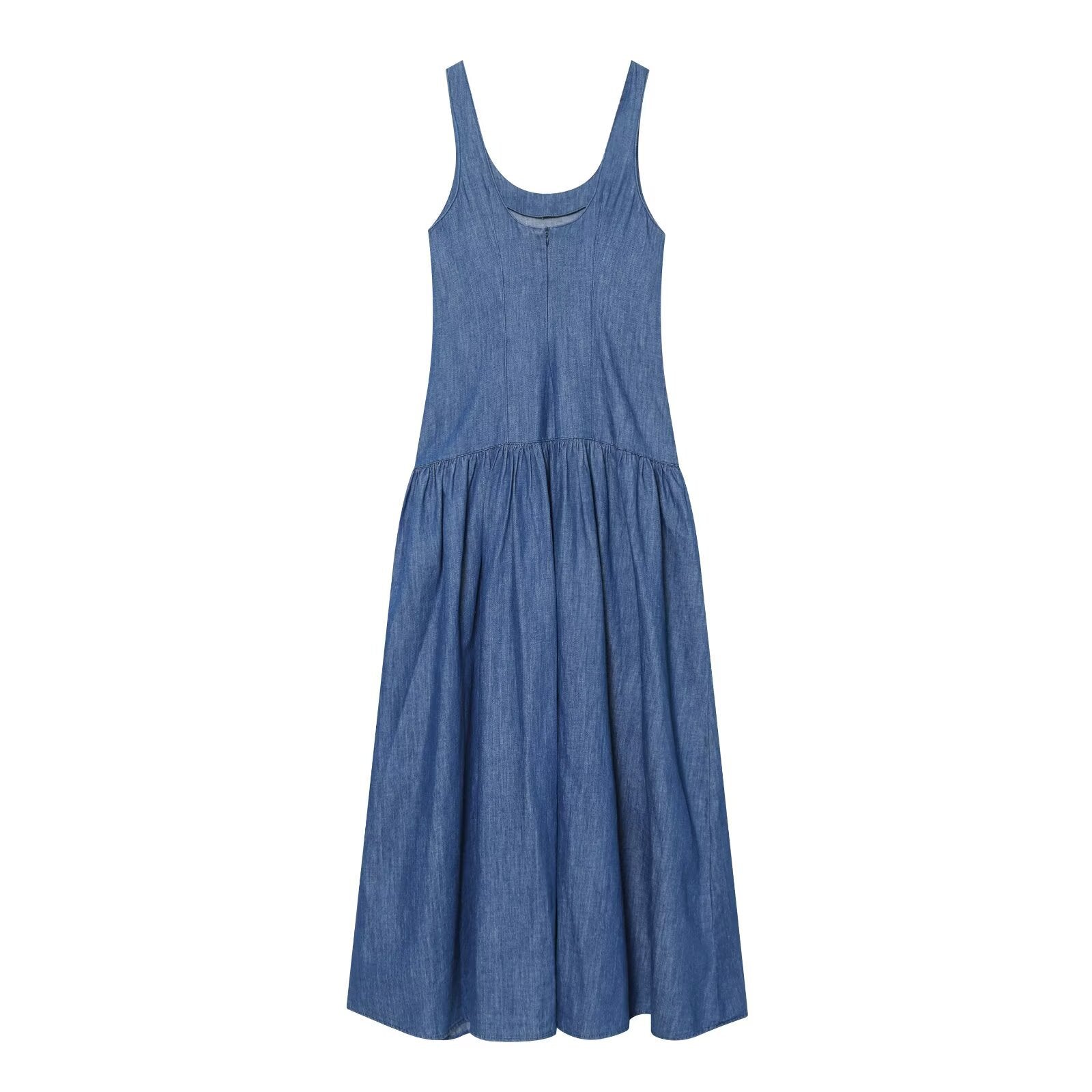 Stacked decorative MIDI camisole dress