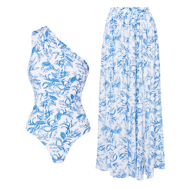 Shoulder Minimalist High-End One-Piece Swimsuit for Women