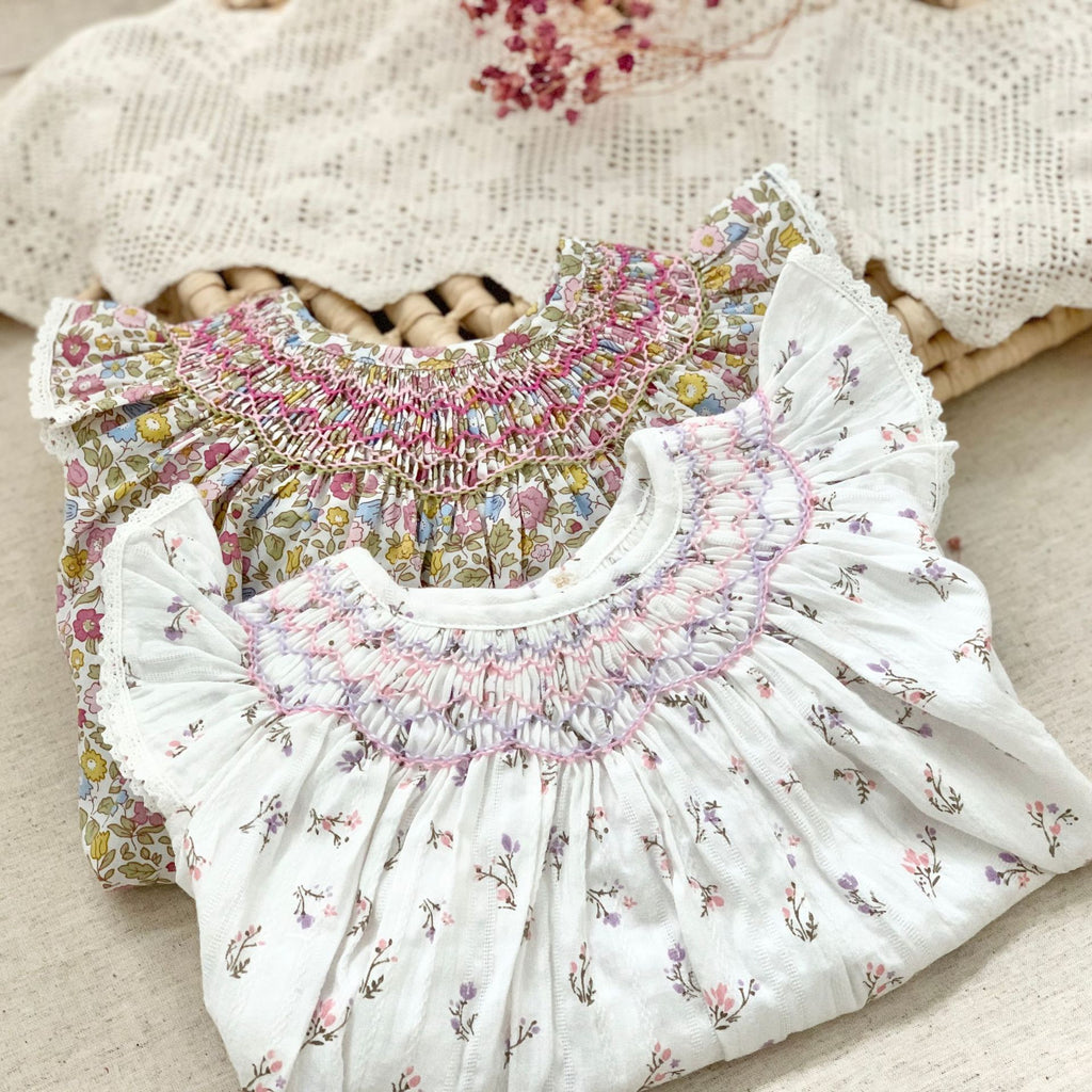 Lace ruffled girls' sleeveless dress