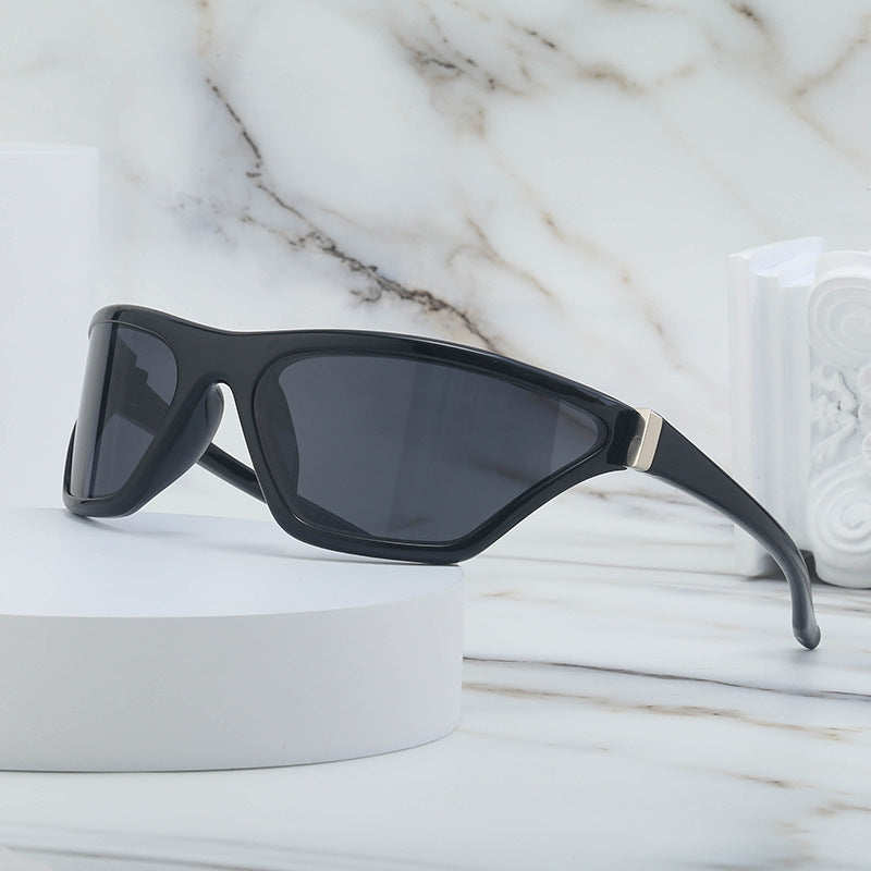 Fashion Net Red GM Same Y2K Millennium Cat Eye Sunglasses Women's Riding Sunglasses Men's Outdoor Glasses