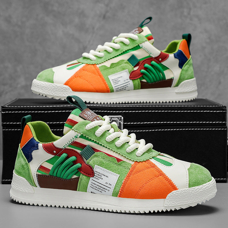 Thin Multi-Dopamine Agan Shoes Men's Mesh Breathable Fashion Versatile Casual Sports Sneakers
