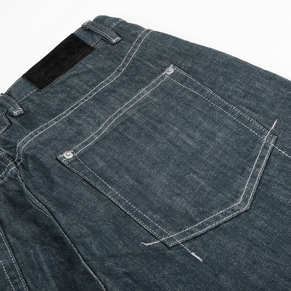 straight-leg jeans