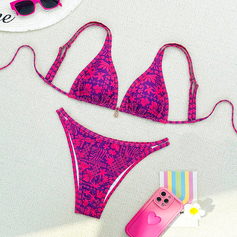 Women's high-end bikini swimwear, sexy beach bikini swimsuit